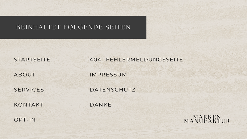"Amanda Stone" - Webseiten Design