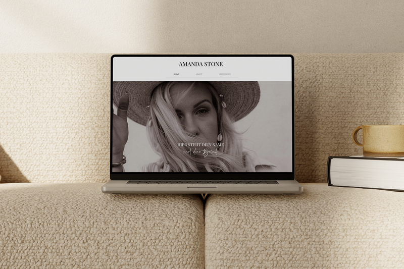 "Amanda Stone" - Webseiten Design