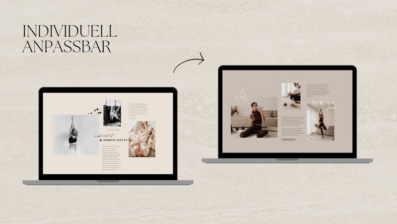 "Frau Herz" - Webseiten Design